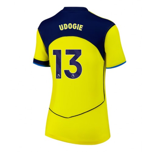 Lacne Ženy Futbalové dres Tottenham Hotspur Destiny Udogie #13 2025-26 Krátky Rukáv - Tretina